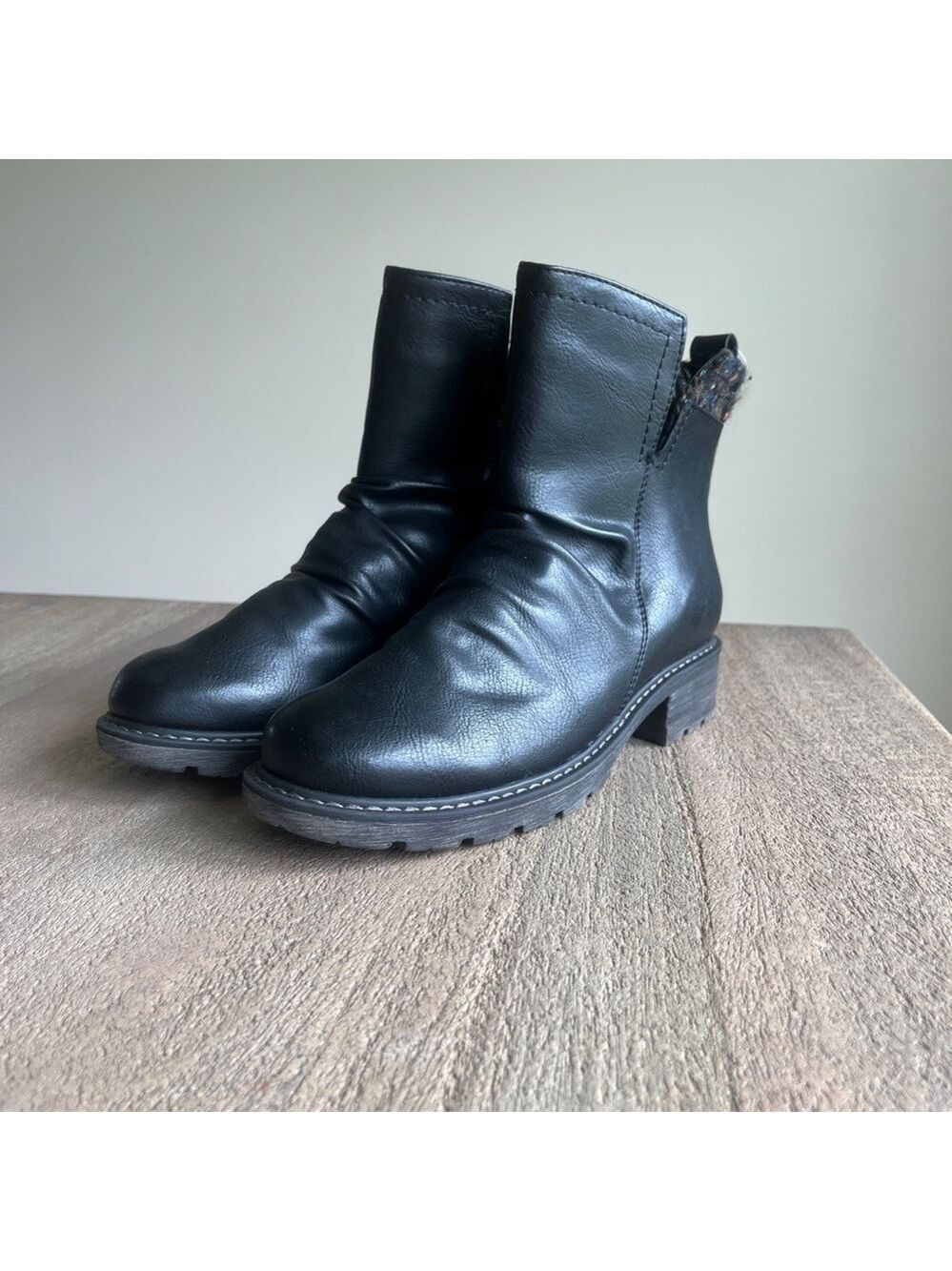 Women's LUK EES by MUK LUKS Banff Boots, Size 7, Black